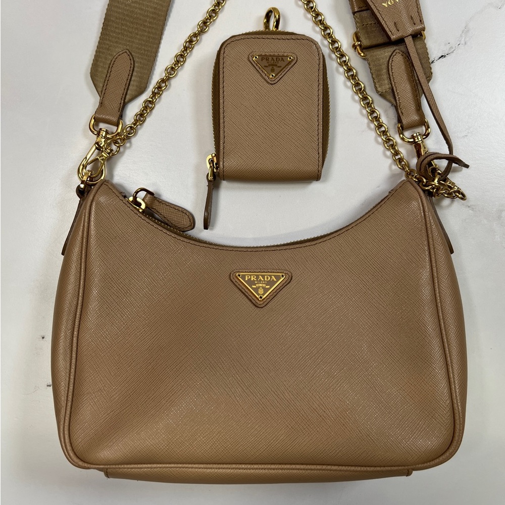 Prada Re-edition Reedition 2005 Saffiano Leather Shoulder Bag Crossbody Purse - Picture 2 of 11
